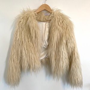 Shag fur jacket
